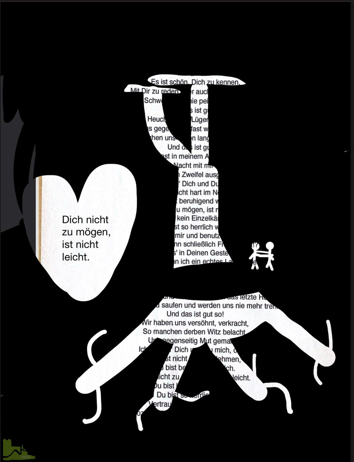 Kreativ, schwarz-bunt und voller Gefühl – Blackout Poetry im Religionsunterricht der 7a/b